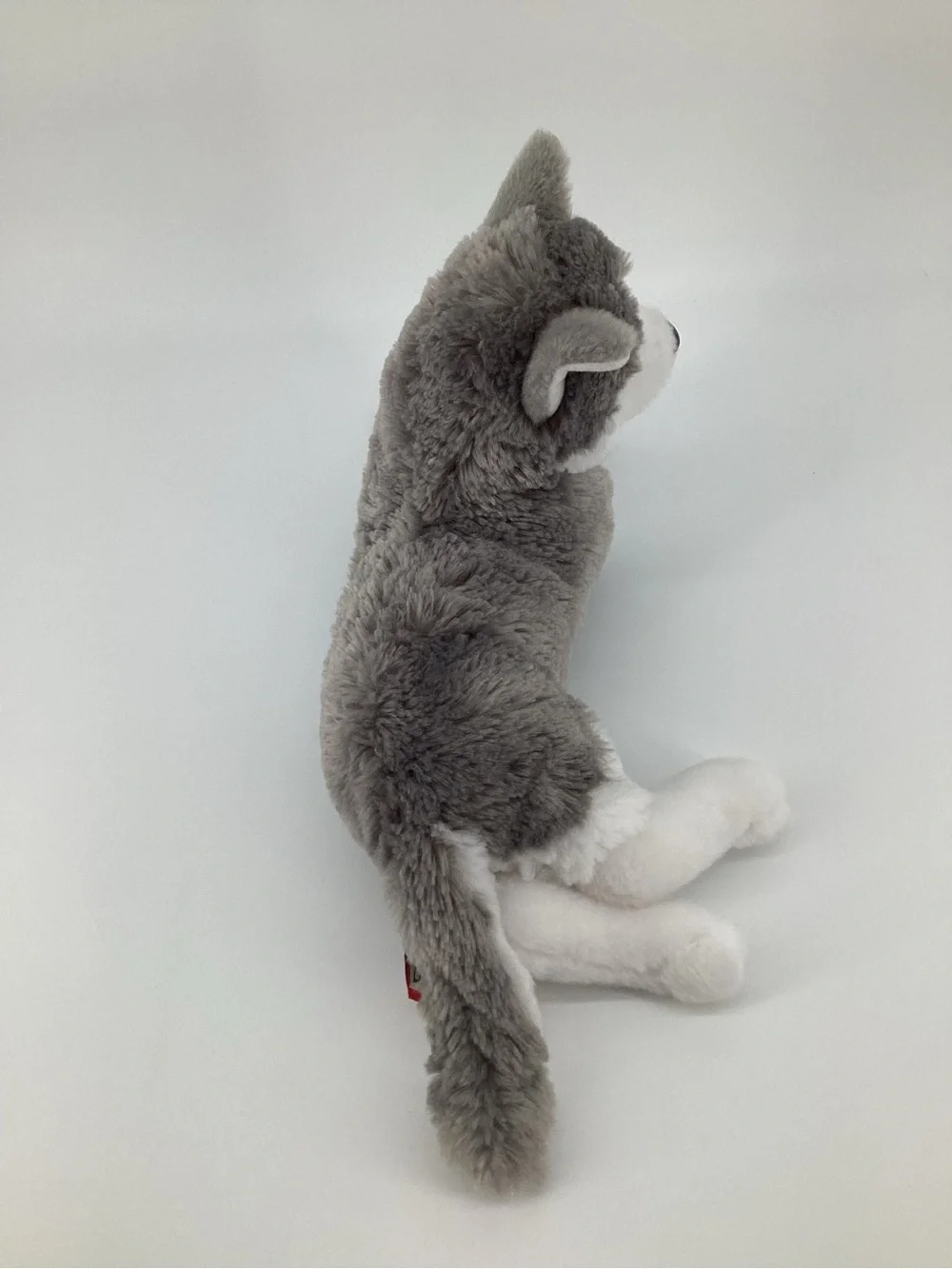 Douglas Husky Dog Plush #4327 Blue Eyes Puppy Laying Down Cuddle Toy Stuffed